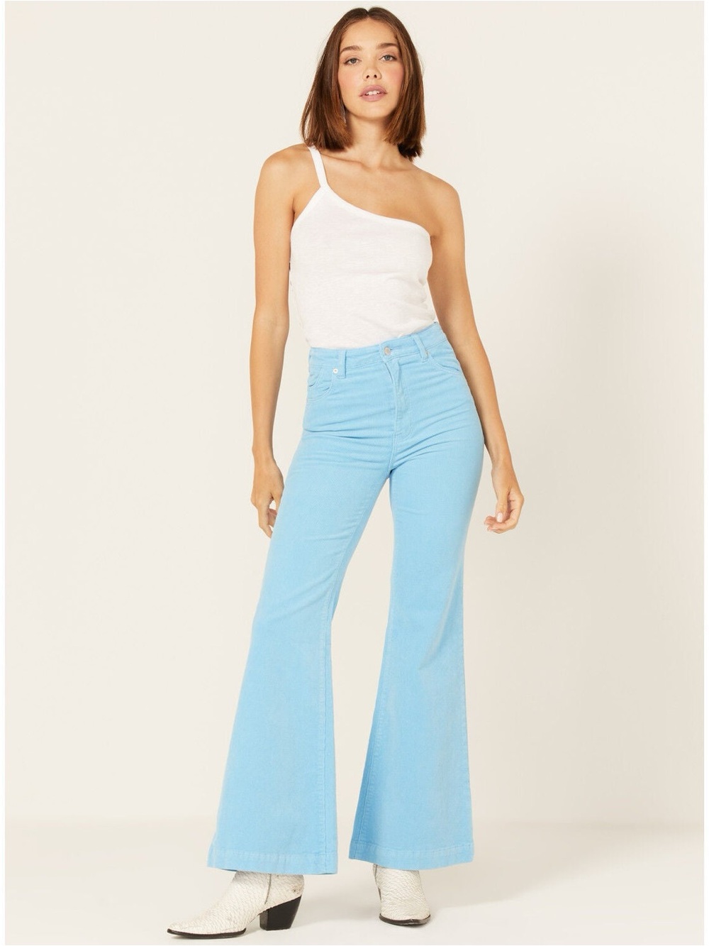 NWT. Rolla’s. High Rise East Coast Flare Cords. Blue. Size 26.
